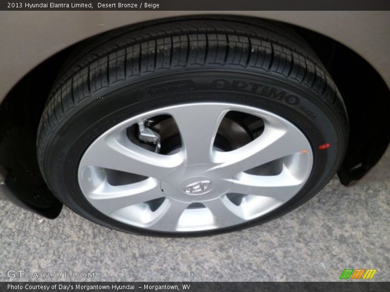 Desert Bronze / Beige 2013 Hyundai Elantra Limited