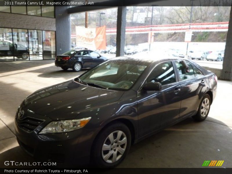 Magnetic Gray Metallic / Ash 2011 Toyota Camry LE