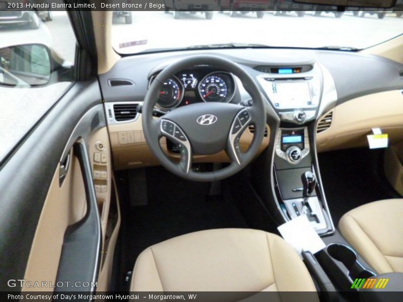 Desert Bronze / Beige 2013 Hyundai Elantra Limited