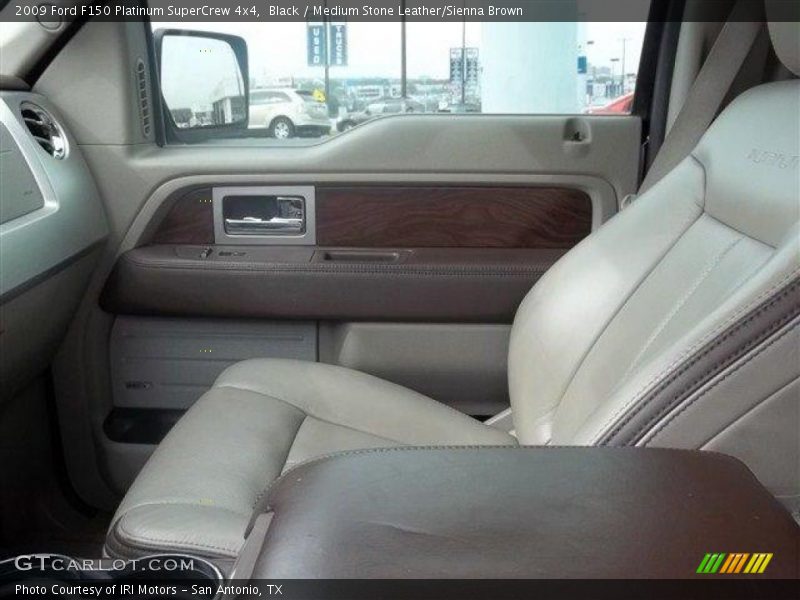 Black / Medium Stone Leather/Sienna Brown 2009 Ford F150 Platinum SuperCrew 4x4