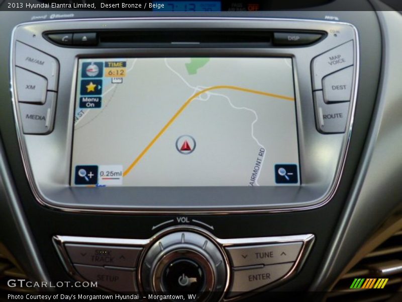 Desert Bronze / Beige 2013 Hyundai Elantra Limited