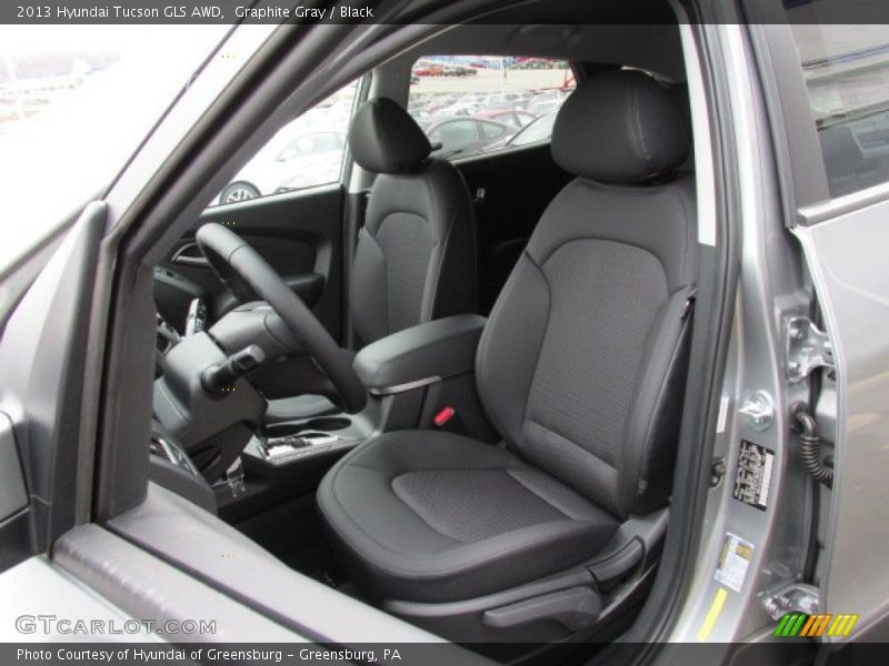 Graphite Gray / Black 2013 Hyundai Tucson GLS AWD
