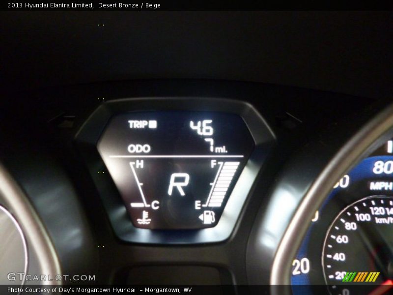 Desert Bronze / Beige 2013 Hyundai Elantra Limited