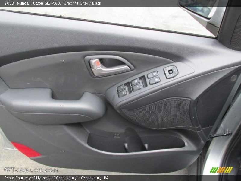 Graphite Gray / Black 2013 Hyundai Tucson GLS AWD
