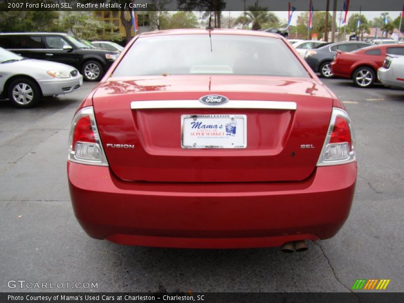 Redfire Metallic / Camel 2007 Ford Fusion SEL