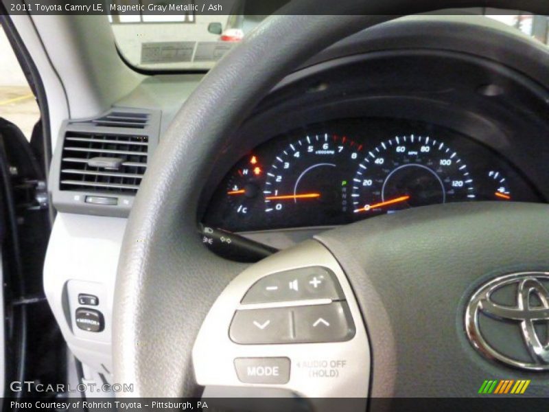 Magnetic Gray Metallic / Ash 2011 Toyota Camry LE
