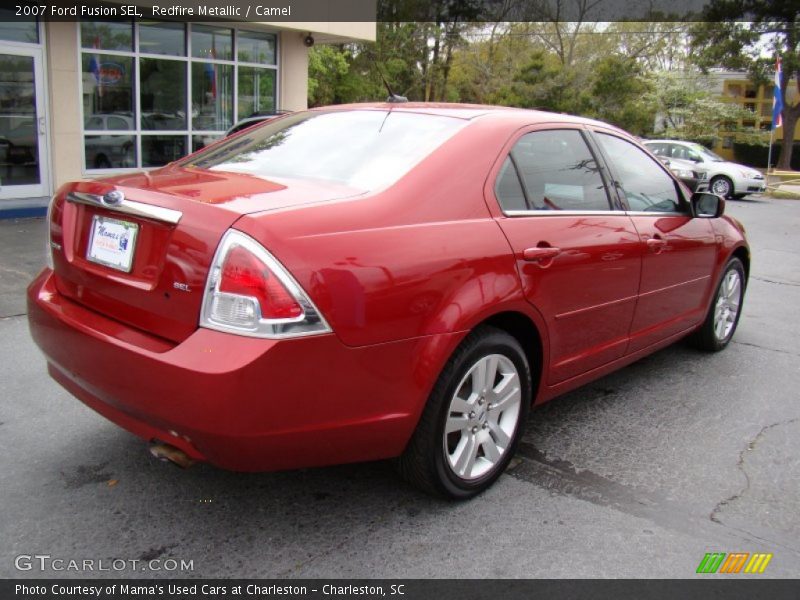 Redfire Metallic / Camel 2007 Ford Fusion SEL