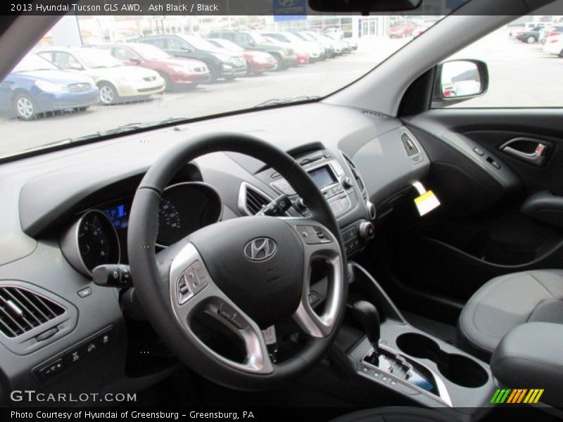 Ash Black / Black 2013 Hyundai Tucson GLS AWD