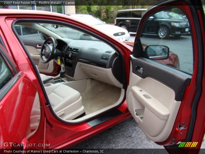 Redfire Metallic / Camel 2007 Ford Fusion SEL