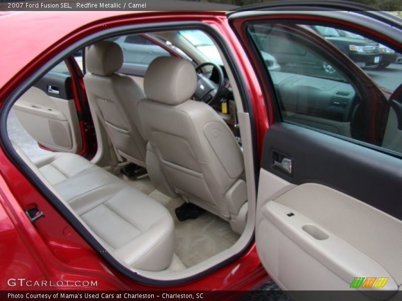 Redfire Metallic / Camel 2007 Ford Fusion SEL