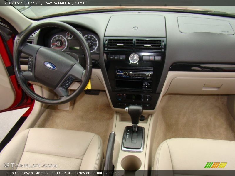 Redfire Metallic / Camel 2007 Ford Fusion SEL