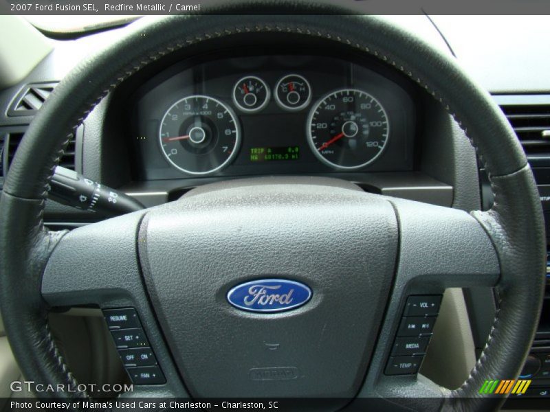 Redfire Metallic / Camel 2007 Ford Fusion SEL