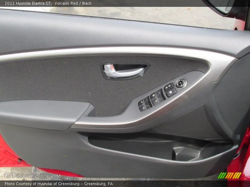 Volcanic Red / Black 2013 Hyundai Elantra GT
