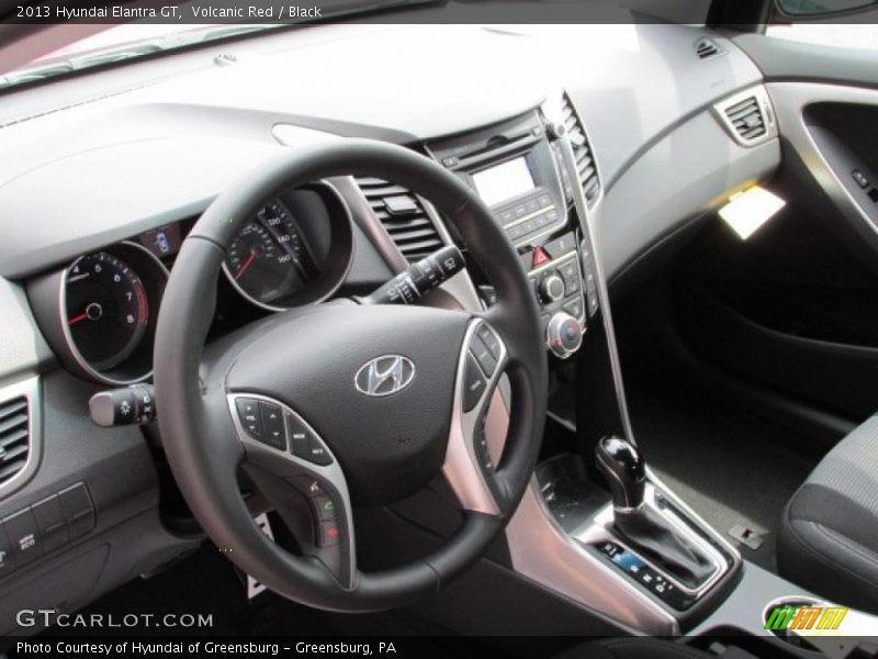 Volcanic Red / Black 2013 Hyundai Elantra GT