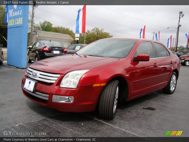 Redfire Metallic / Camel 2007 Ford Fusion SEL