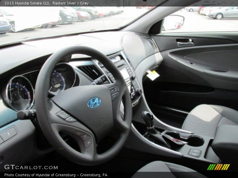 Radiant Silver / Gray 2013 Hyundai Sonata GLS