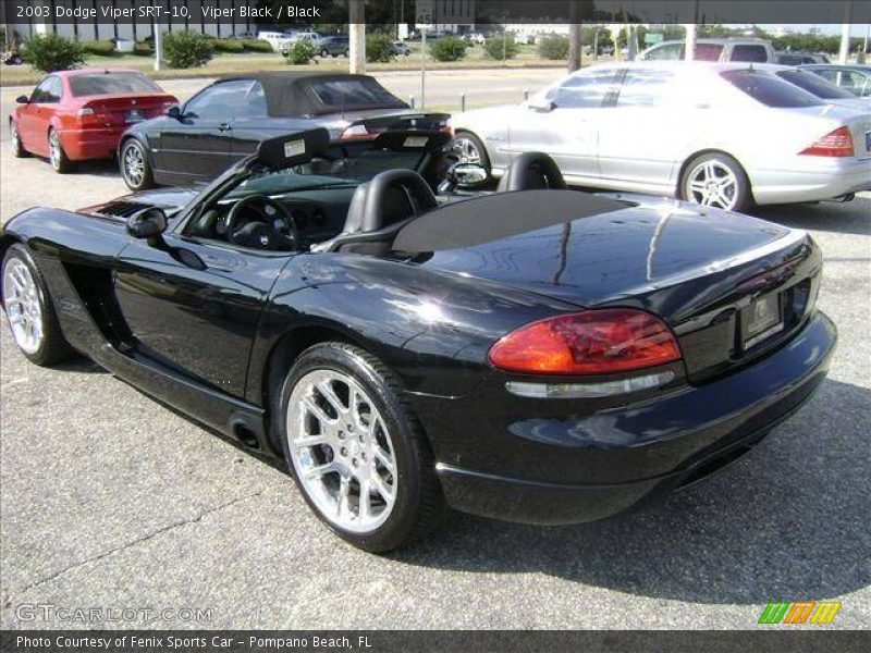 Viper Black / Black 2003 Dodge Viper SRT-10