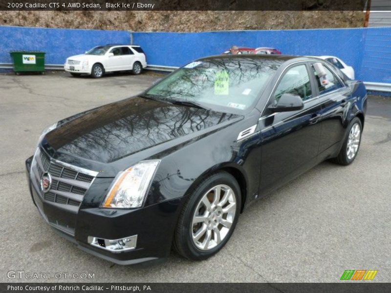 Black Ice / Ebony 2009 Cadillac CTS 4 AWD Sedan