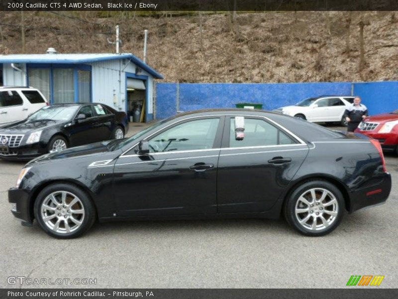 Black Ice / Ebony 2009 Cadillac CTS 4 AWD Sedan