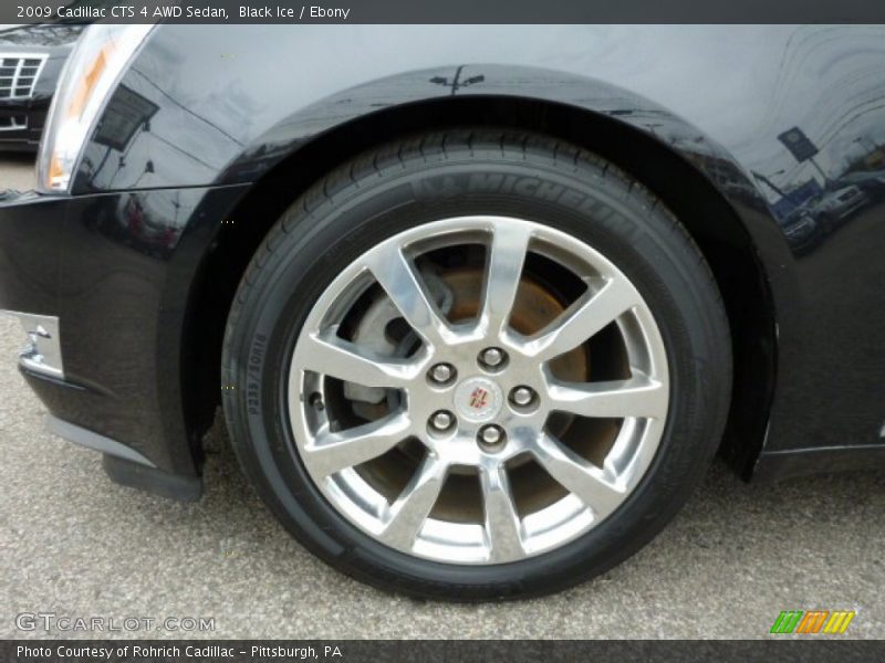 Black Ice / Ebony 2009 Cadillac CTS 4 AWD Sedan