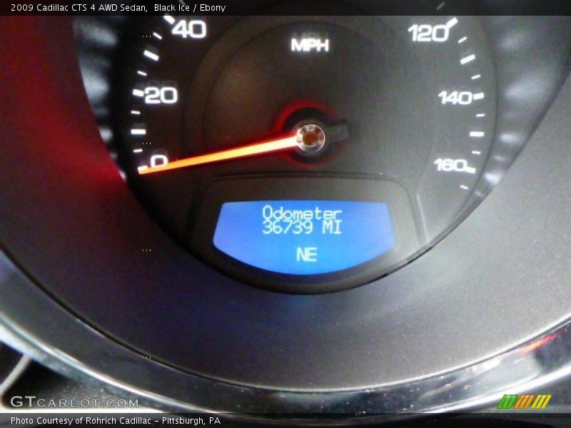 Black Ice / Ebony 2009 Cadillac CTS 4 AWD Sedan