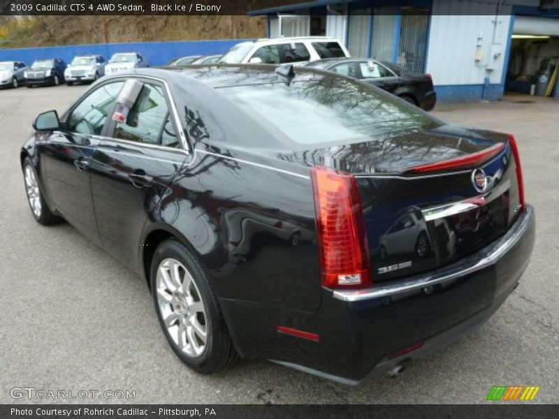 Black Ice / Ebony 2009 Cadillac CTS 4 AWD Sedan