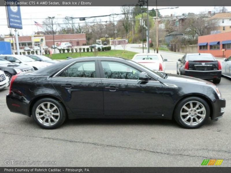 Black Ice / Ebony 2009 Cadillac CTS 4 AWD Sedan