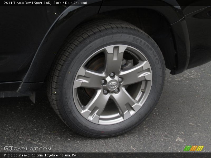Black / Dark Charcoal 2011 Toyota RAV4 Sport 4WD