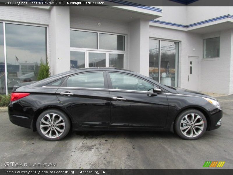 Midnight Black / Black 2013 Hyundai Sonata Limited 2.0T