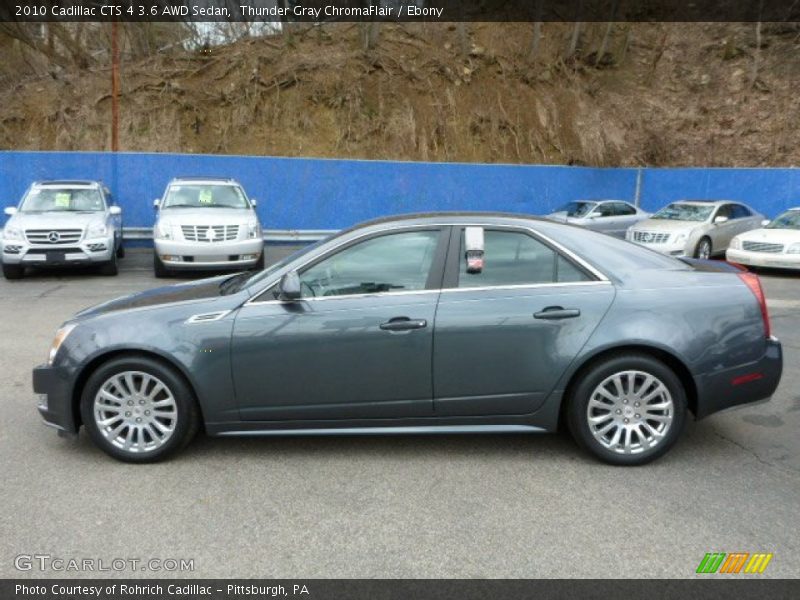  2010 CTS 4 3.6 AWD Sedan Thunder Gray ChromaFlair