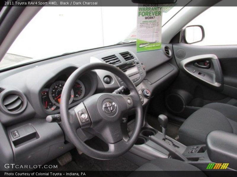 Black / Dark Charcoal 2011 Toyota RAV4 Sport 4WD