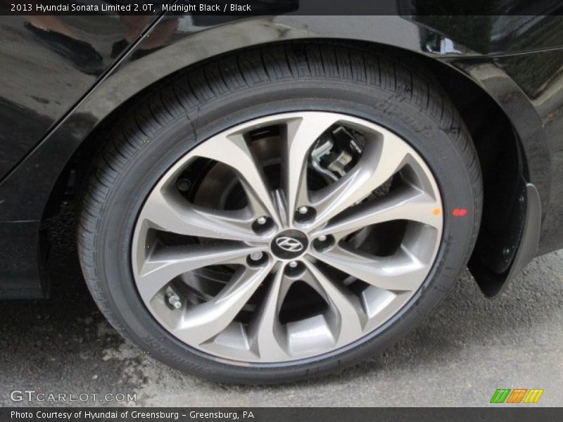 Midnight Black / Black 2013 Hyundai Sonata Limited 2.0T