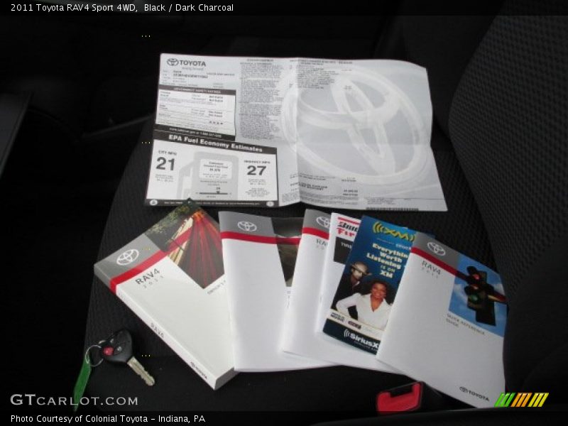 Black / Dark Charcoal 2011 Toyota RAV4 Sport 4WD