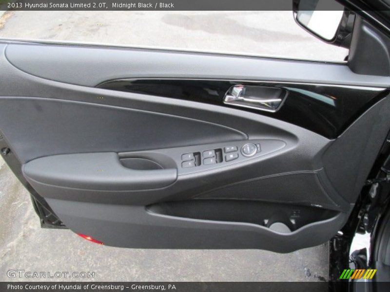 Midnight Black / Black 2013 Hyundai Sonata Limited 2.0T