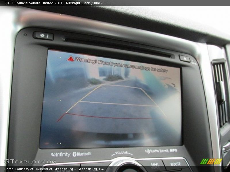 Midnight Black / Black 2013 Hyundai Sonata Limited 2.0T