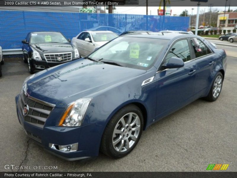Front 3/4 View of 2009 CTS 4 AWD Sedan