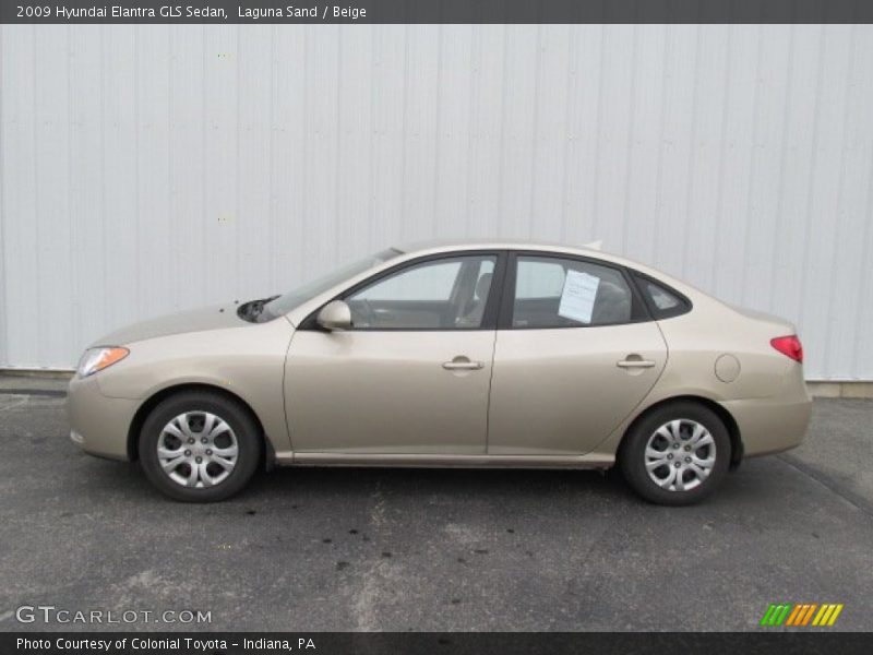 Laguna Sand / Beige 2009 Hyundai Elantra GLS Sedan