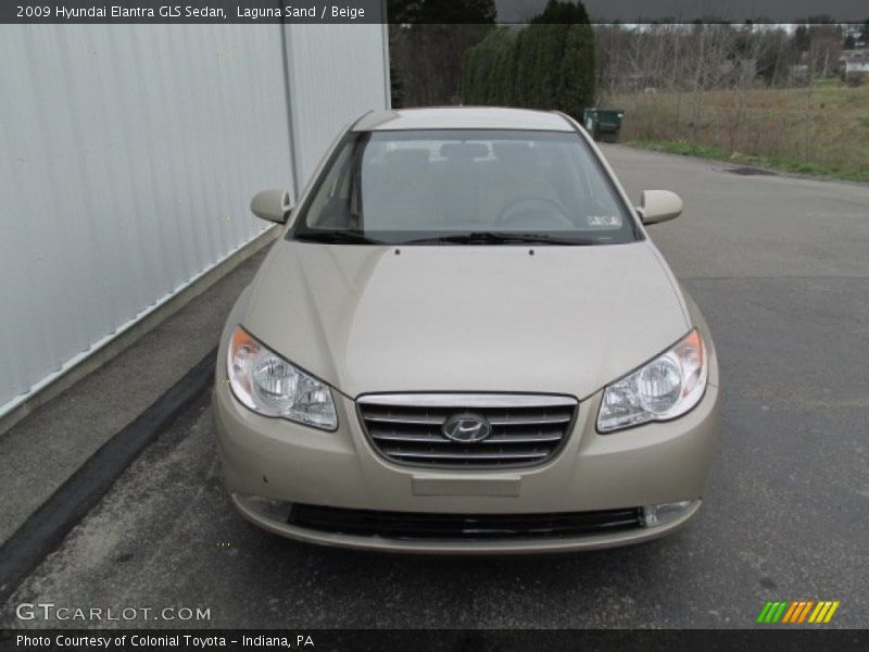 Laguna Sand / Beige 2009 Hyundai Elantra GLS Sedan