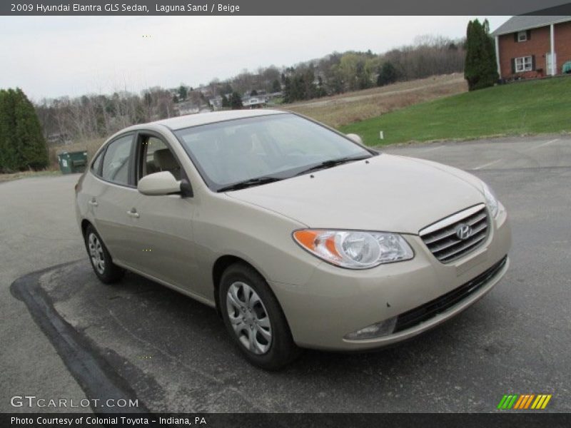 Laguna Sand / Beige 2009 Hyundai Elantra GLS Sedan
