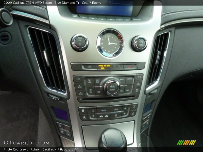 Blue Diamond Tri-Coat / Ebony 2009 Cadillac CTS 4 AWD Sedan