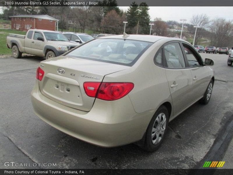 Laguna Sand / Beige 2009 Hyundai Elantra GLS Sedan