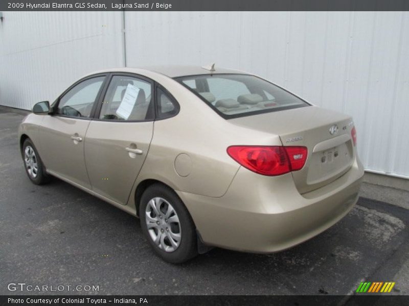 Laguna Sand / Beige 2009 Hyundai Elantra GLS Sedan