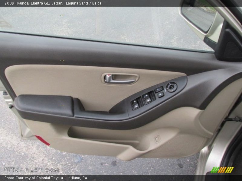Laguna Sand / Beige 2009 Hyundai Elantra GLS Sedan