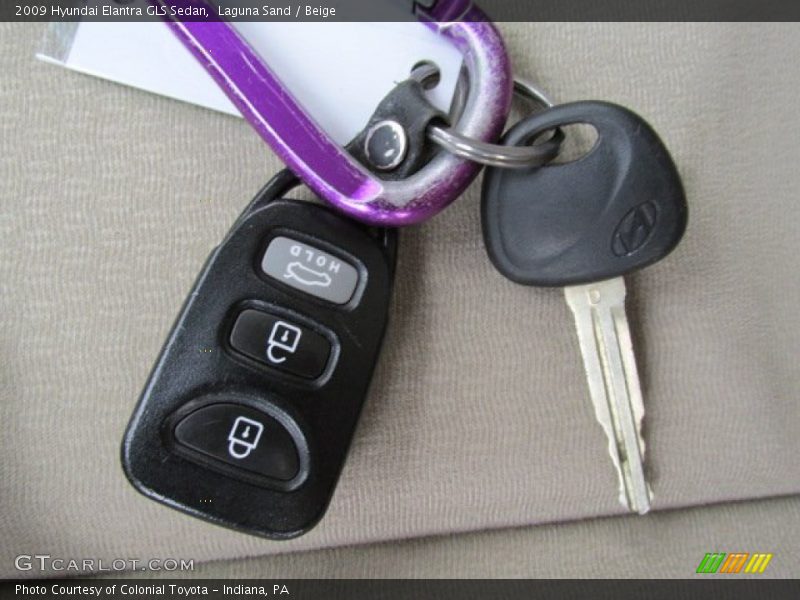 Laguna Sand / Beige 2009 Hyundai Elantra GLS Sedan