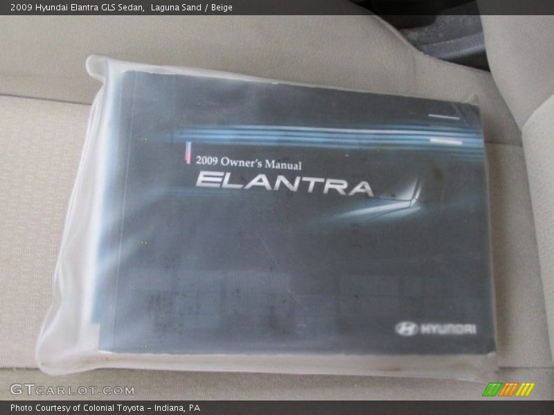 Laguna Sand / Beige 2009 Hyundai Elantra GLS Sedan