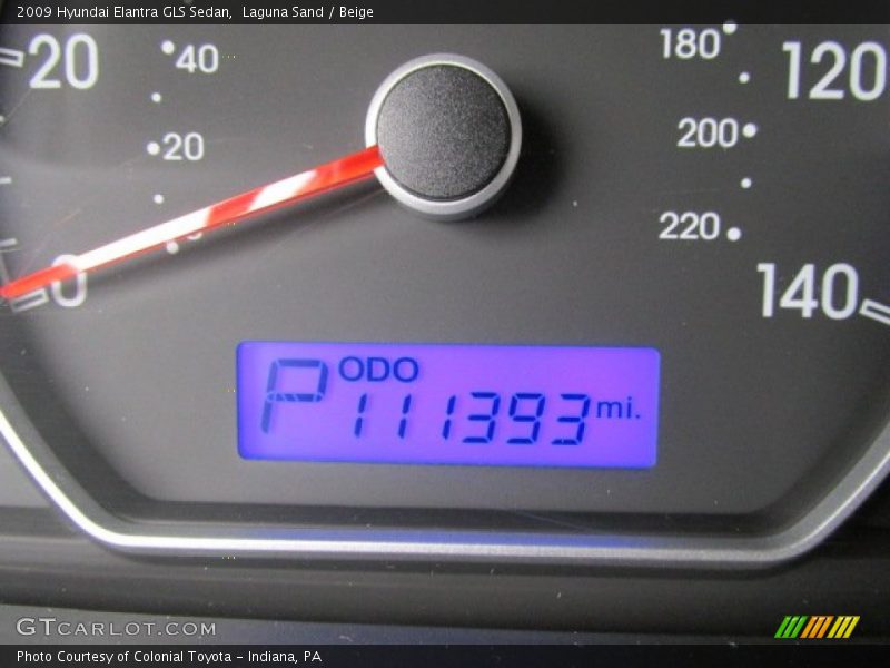 Laguna Sand / Beige 2009 Hyundai Elantra GLS Sedan