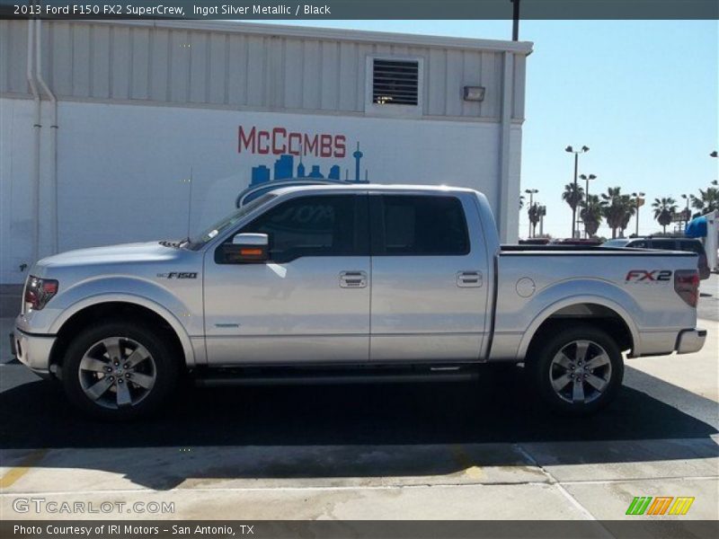 Ingot Silver Metallic / Black 2013 Ford F150 FX2 SuperCrew