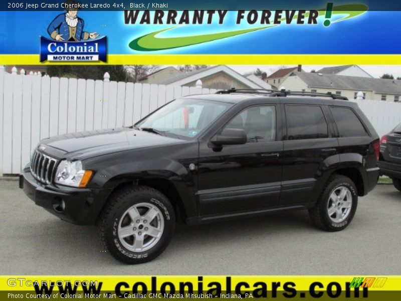 Black / Khaki 2006 Jeep Grand Cherokee Laredo 4x4