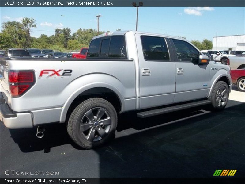 Ingot Silver Metallic / Black 2013 Ford F150 FX2 SuperCrew