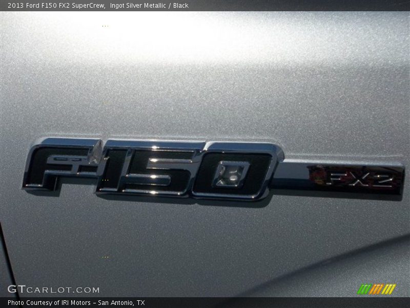 Ingot Silver Metallic / Black 2013 Ford F150 FX2 SuperCrew